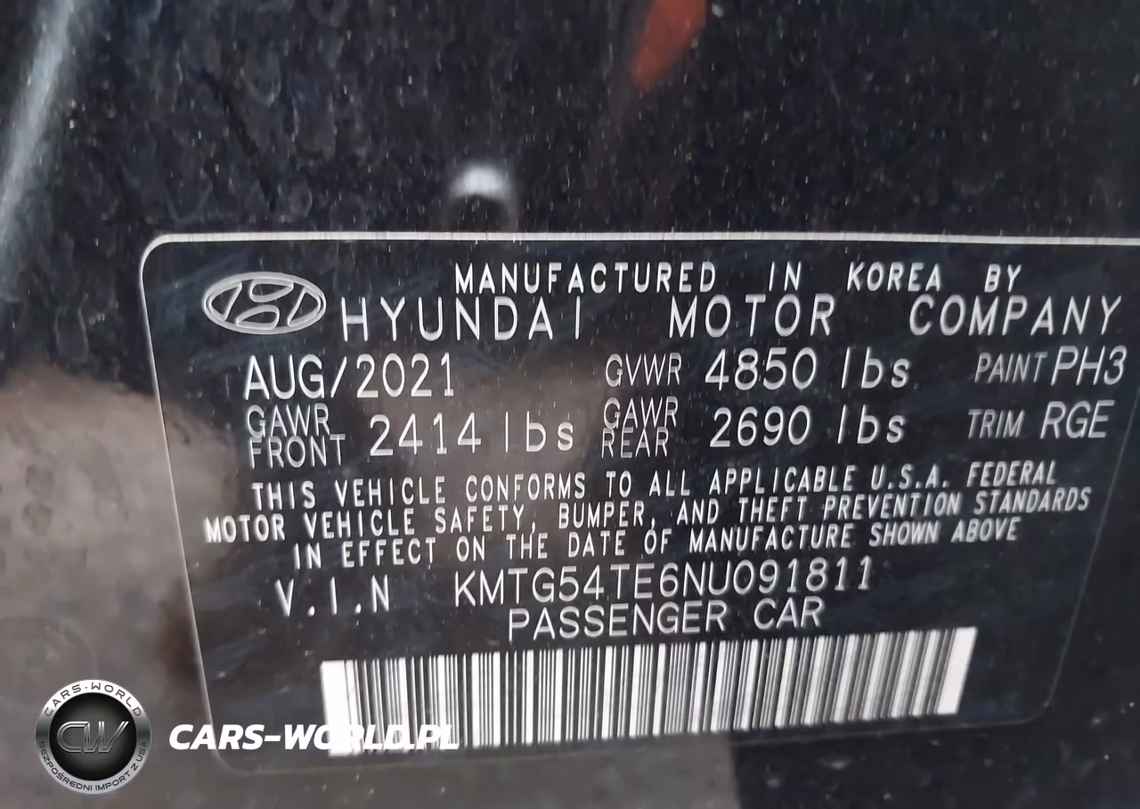 2022 Genesis G70 3.3T Rwd VIN:KMTG54TE6NU091811 - 9