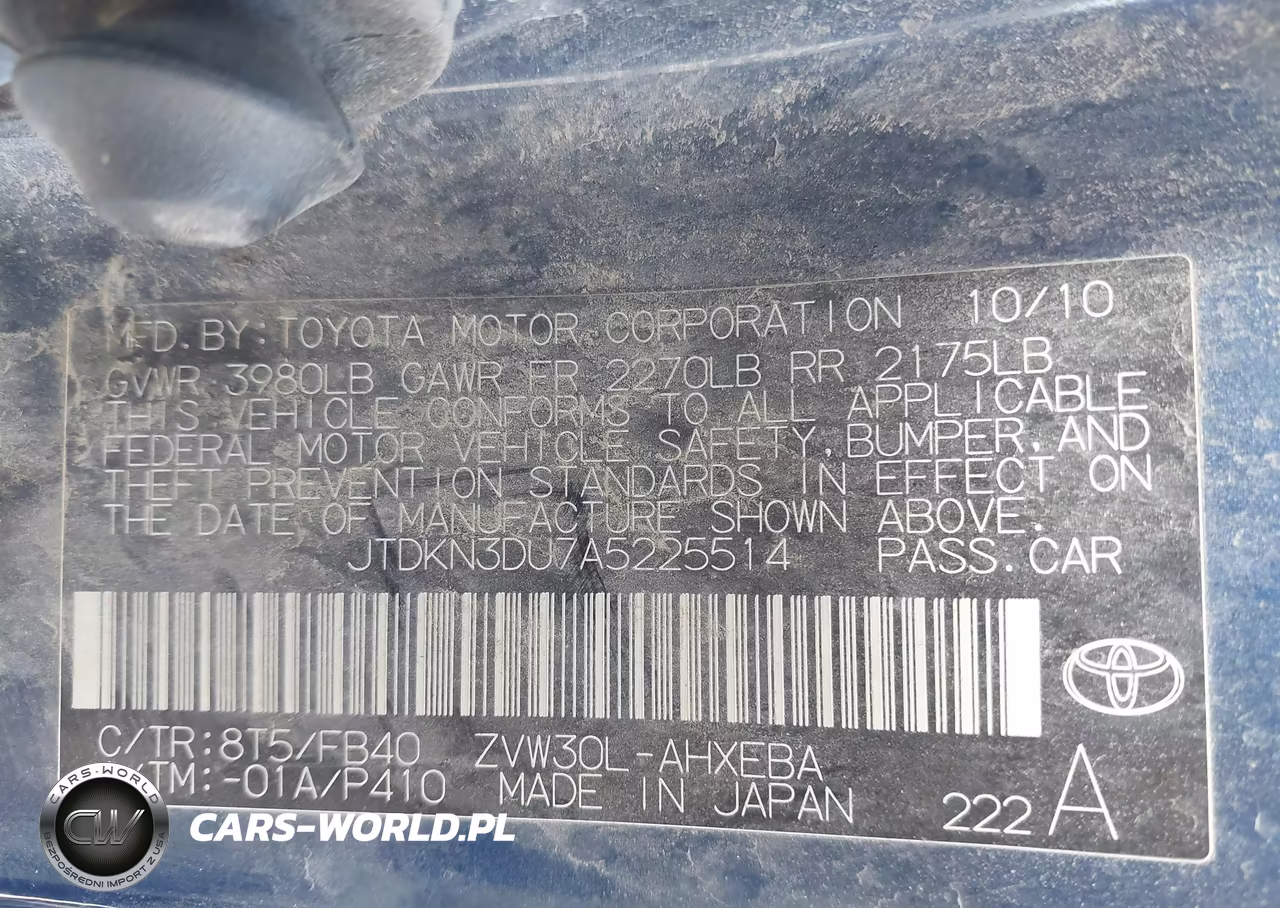 2010 Toyota Prius Ii VIN:JTDKN3DU7A5225514 - 9