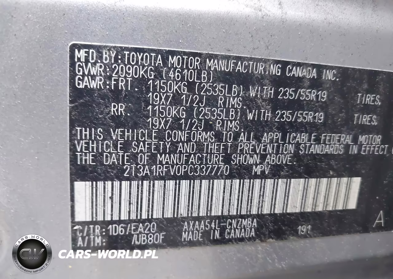 2023 Toyota Rav4 Xle Premium VIN:2T3A1RFV0PC337770 - 9