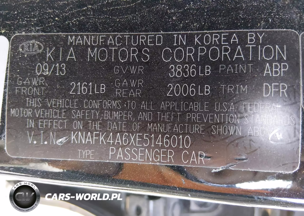 2014 Kia Forte Lx VIN:KNAFK4A6XE5146010 - 9