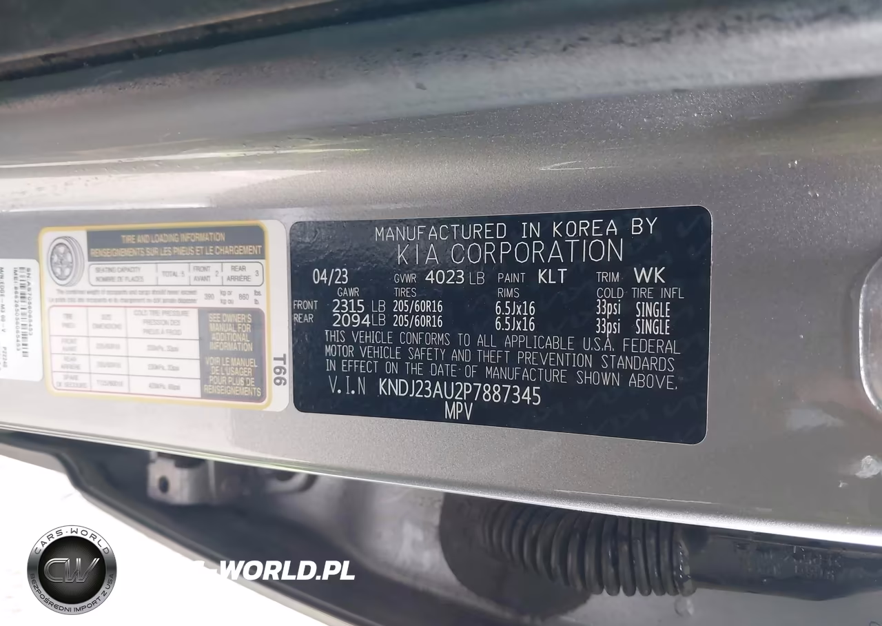 2023 Kia Soul Lx VIN:KNDJ23AU2P7887345 - 9