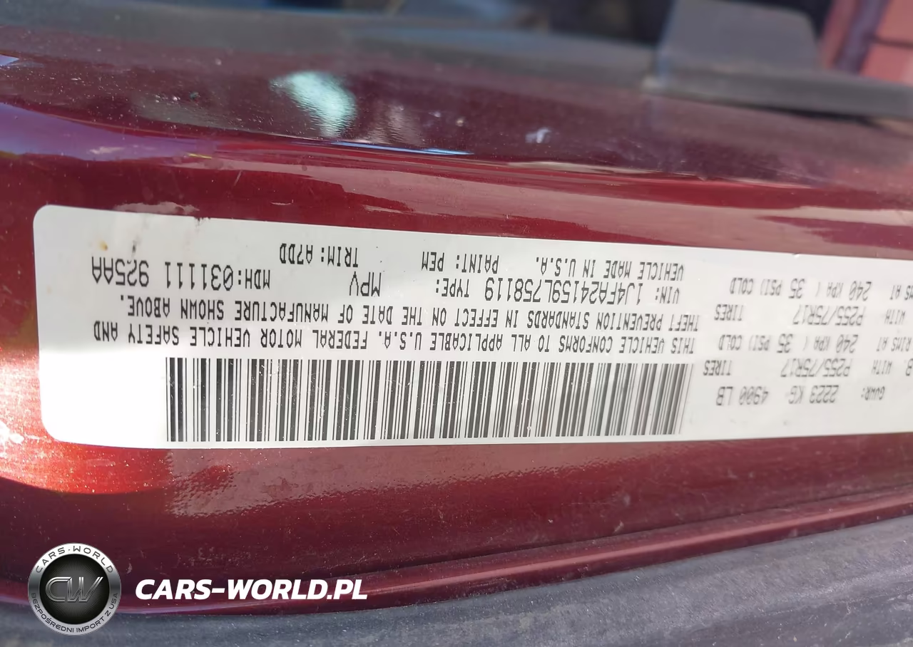 2009 Jeep Wrangler X VIN:1J4FA24159L758119 - 9