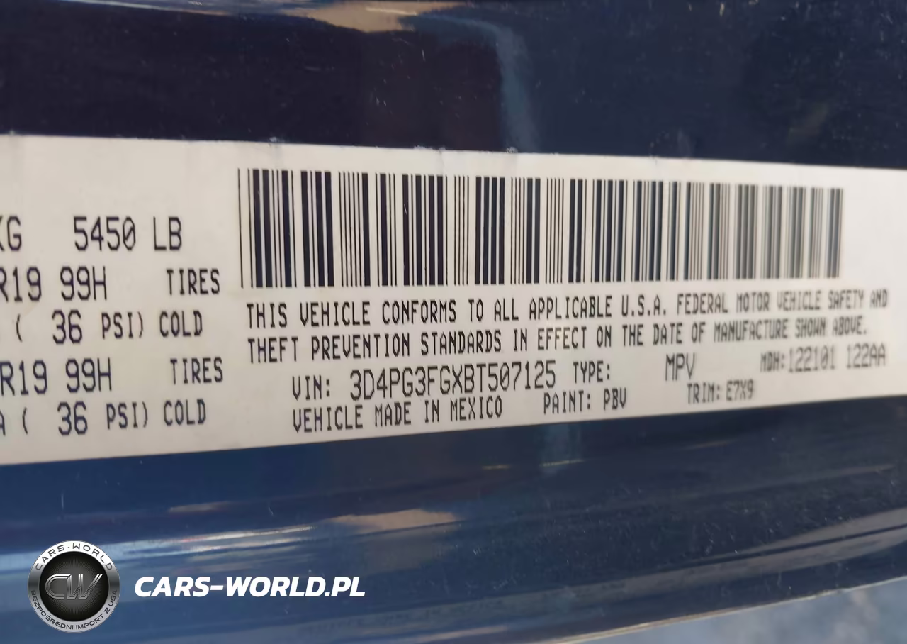 2011 Dodge Journey Crew VIN:3D4PG3FGXBT507125 - 9