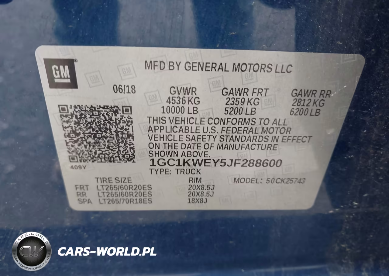 2018 Chevrolet Silverado 2500Hd Ltz VIN:1GC1KWEY5JF288600 - 9