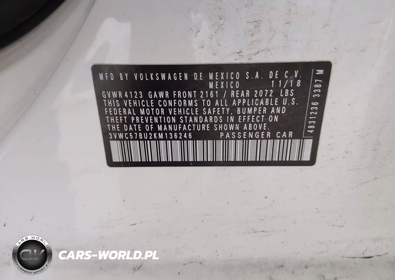 2019 Volkswagen Jetta 1.4T R-Line-1.4T S-1.4T Se VIN:3VWC57BU2KM136246 - 9