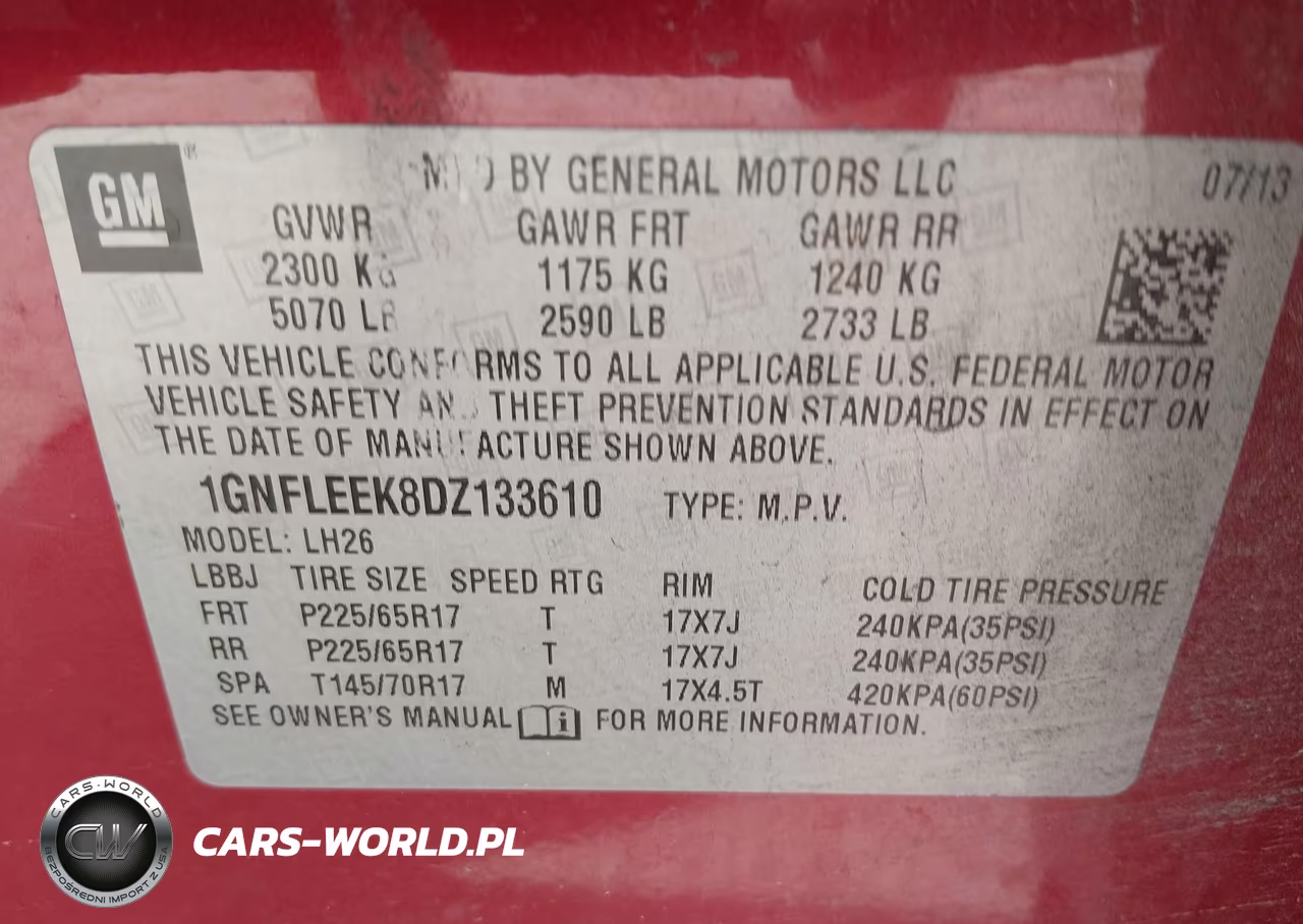 2013 Chevrolet Equinox 1Lt VIN:1GNFLEEK8DZ133610 - 9