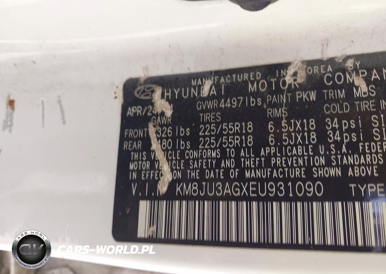 2014 Hyundai Tucson Limited VIN:KM8JU3AGXEU931090 - 9