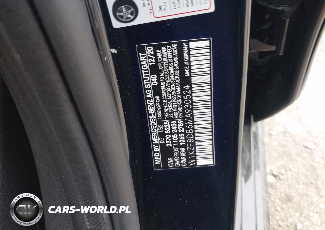 2021 Mercedes-Benz E 350 VIN:W1KZF8DB6MA930524 - 9