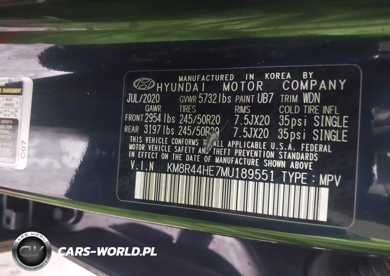 2021 Hyundai Palisade Sel VIN:KM8R44HE7MU189551 - 9