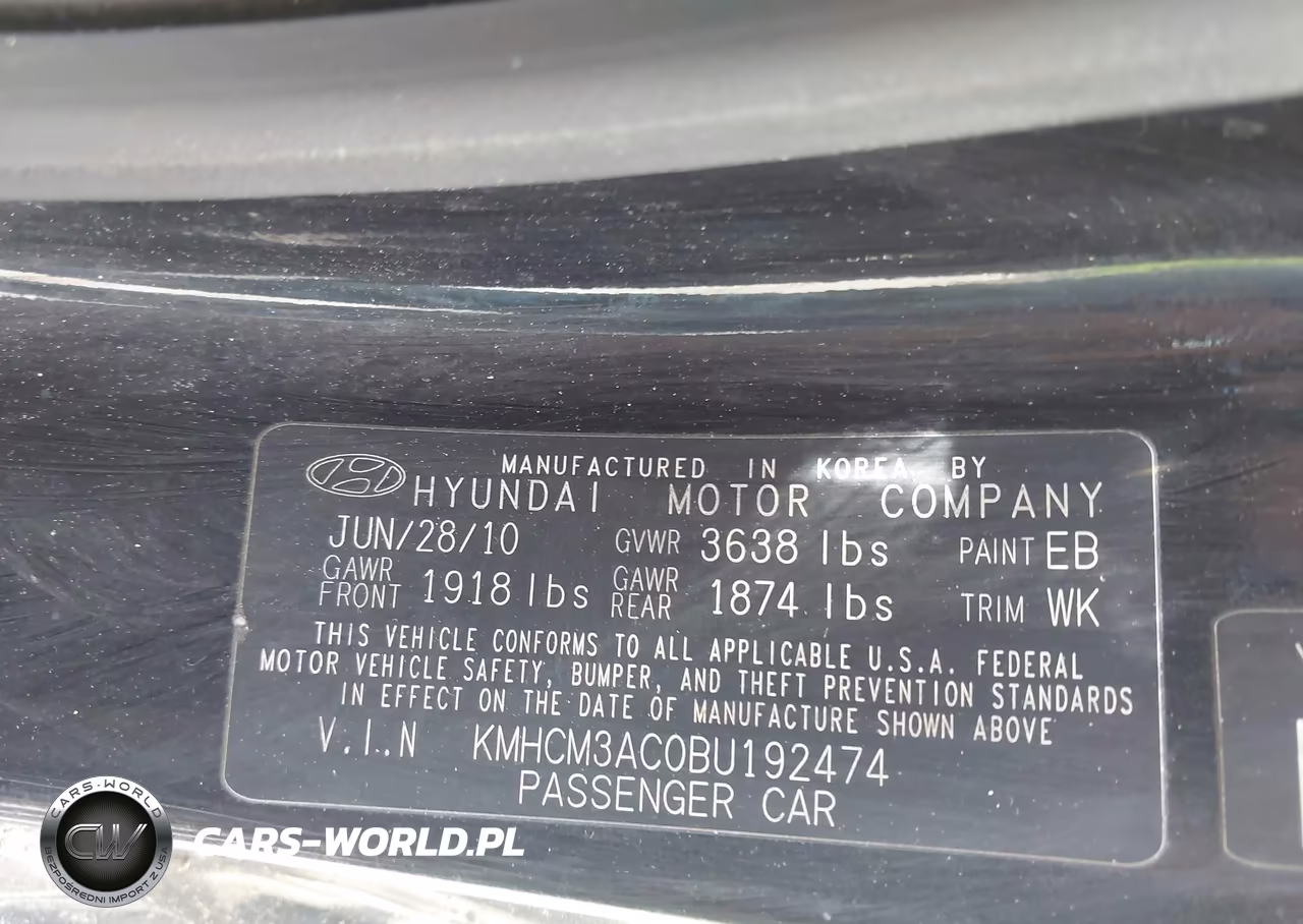 2011 Hyundai Accent Gs VIN:KMHCM3AC0BU192474 - 9