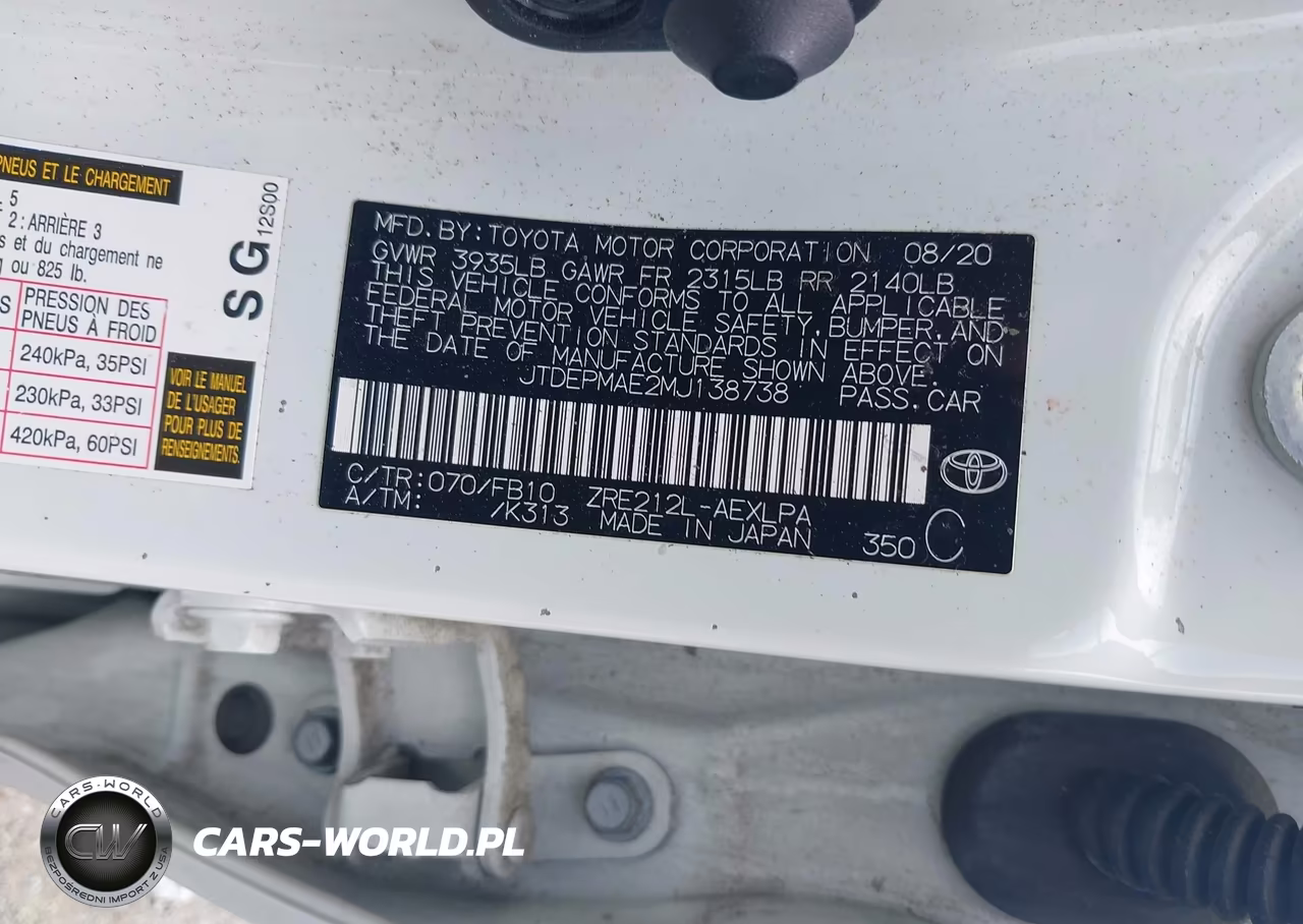2021 Toyota Corolla Le VIN:JTDEPMAE2MJ138738 - 9