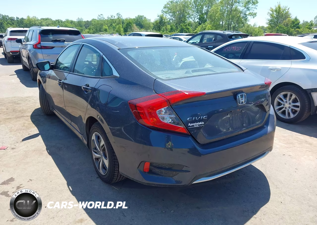 2020 Honda Civic Lx VIN:2HGFC2F62LH573668 - 3