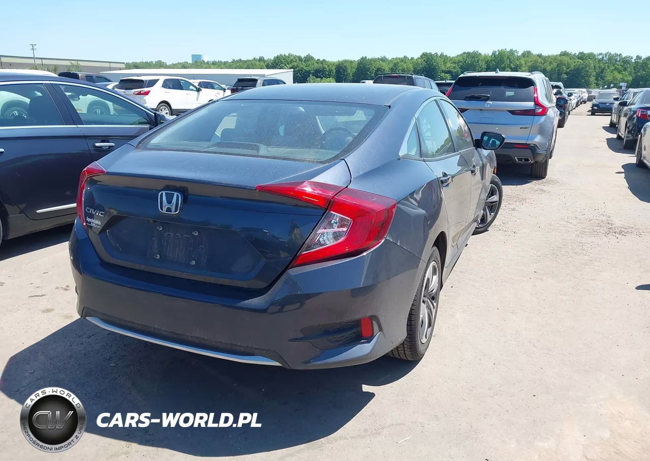 2020 Honda Civic Lx VIN:2HGFC2F62LH573668 - 4