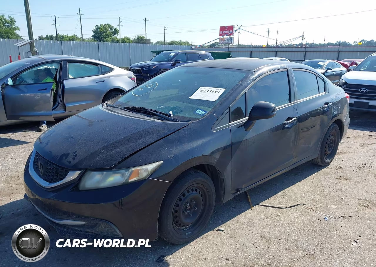 2013 Honda Civic Lx VIN:2HGFB2F52DH584746 - 2