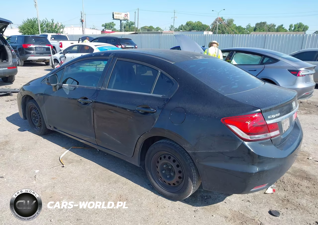 2013 Honda Civic Lx VIN:2HGFB2F52DH584746 - 3