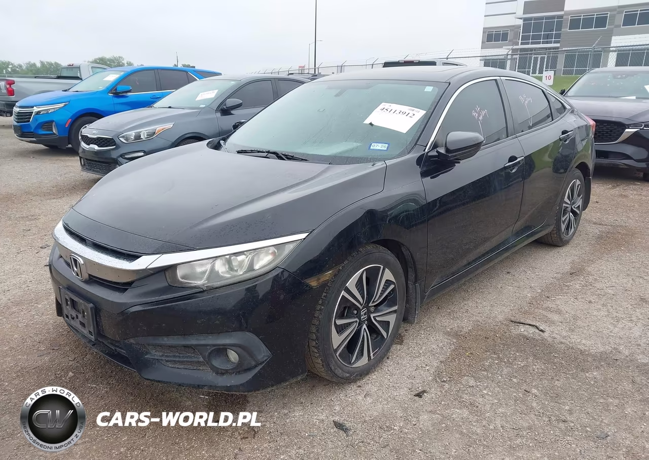 2017 Honda Civic Ex-T VIN:19XFC1F38HE031668 - 2