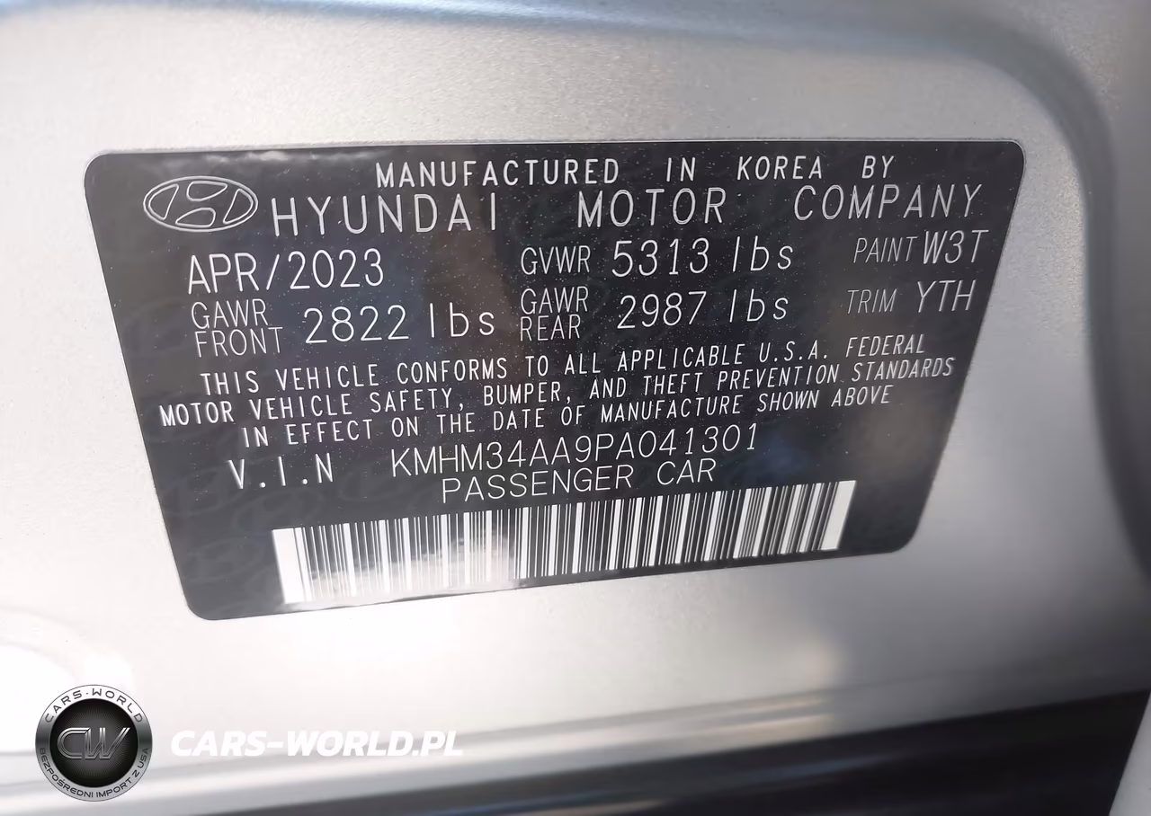 2023 Hyundai Ioniq 6 Sel VIN:KMHM34AA9PA041301 - 9