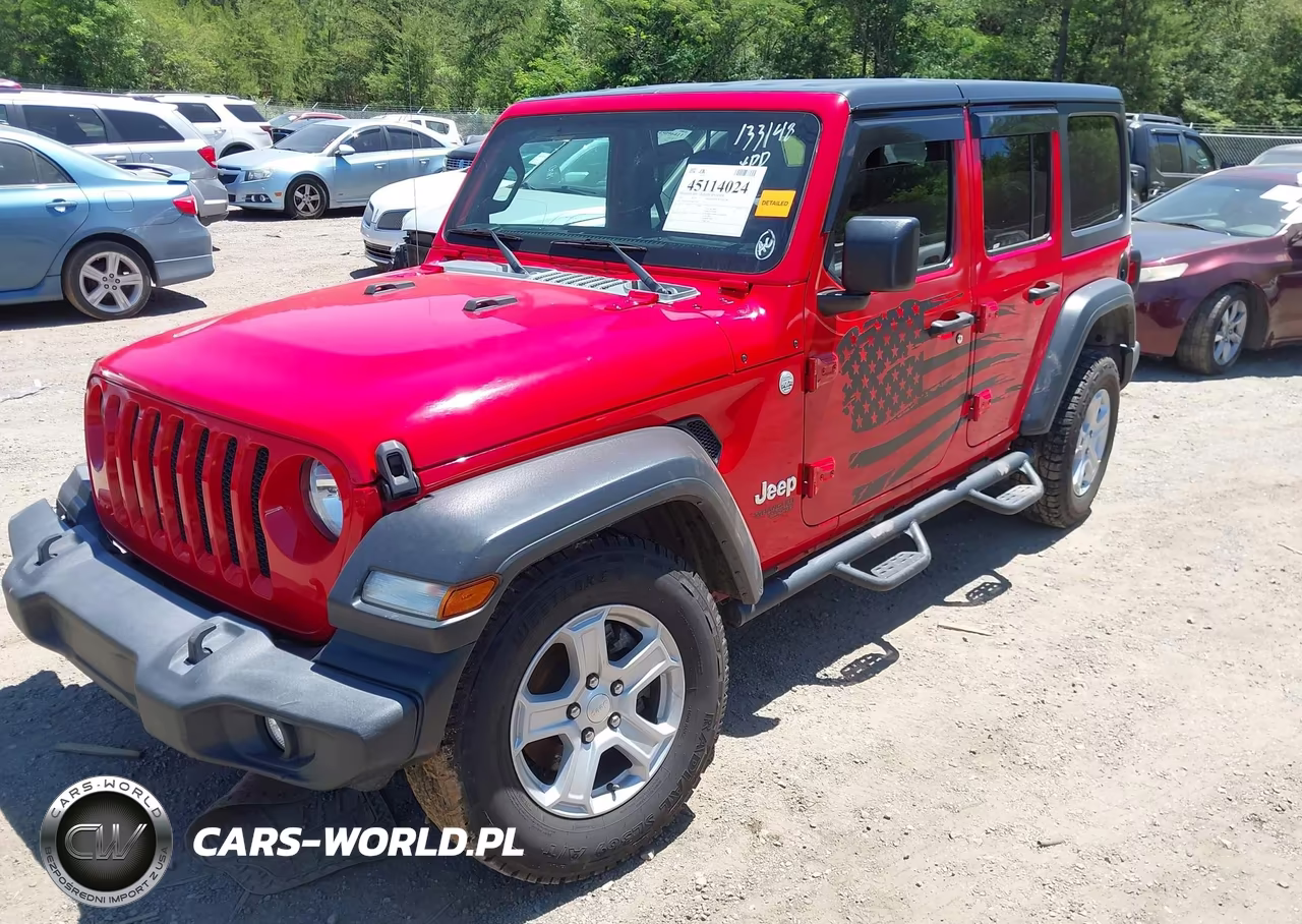 2021 Jeep Wrangler Unlimited Sport S 4X4 VIN:1C4HJXDN4MW527976 - 2