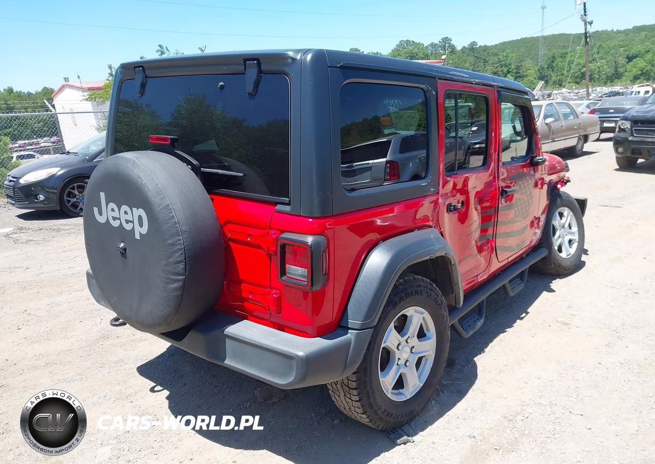 2021 Jeep Wrangler Unlimited Sport S 4X4 VIN:1C4HJXDN4MW527976 - 4