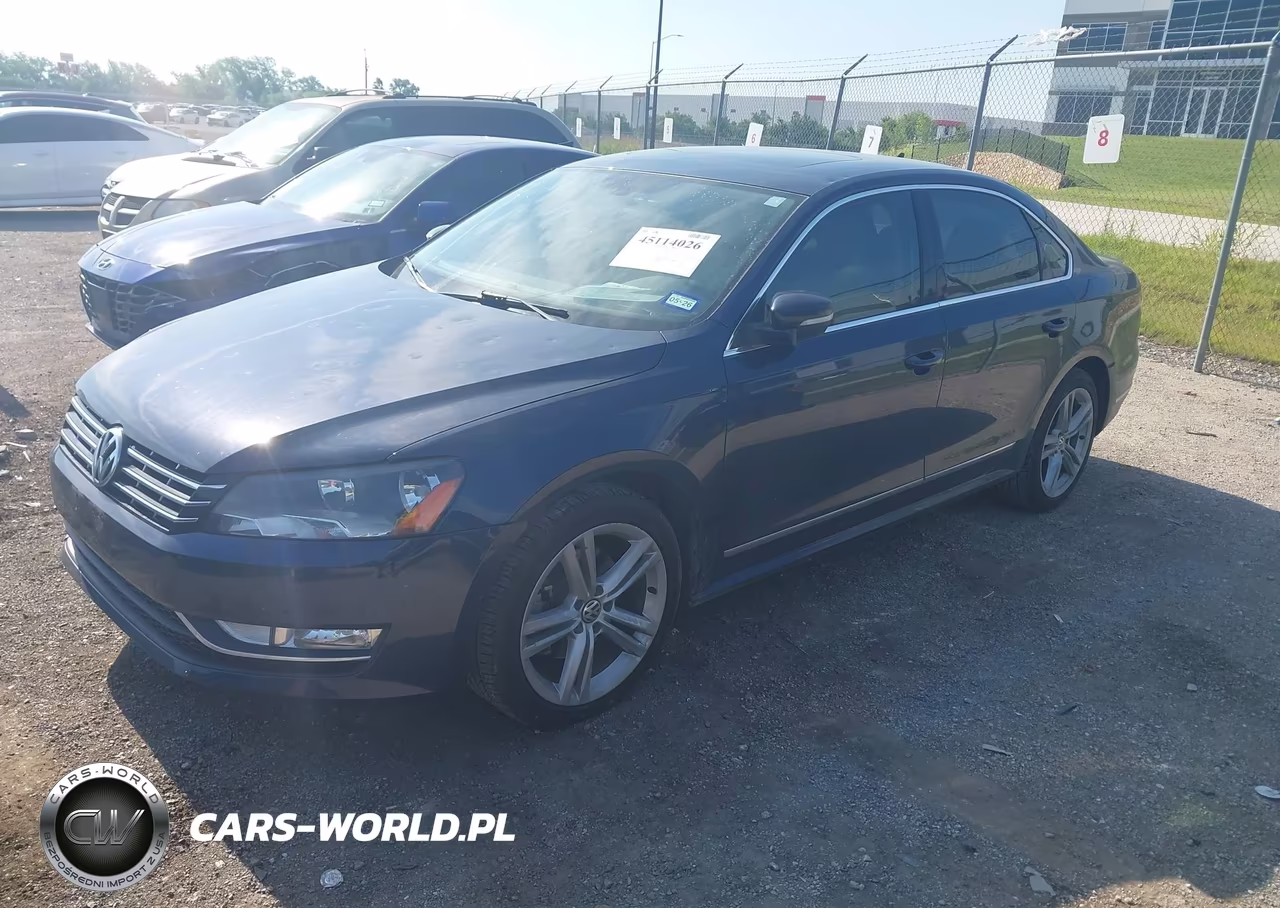 2013 Volkswagen Passat 3.6L V6 Sel Premium VIN:1VWCM7A35DC147211 - 2