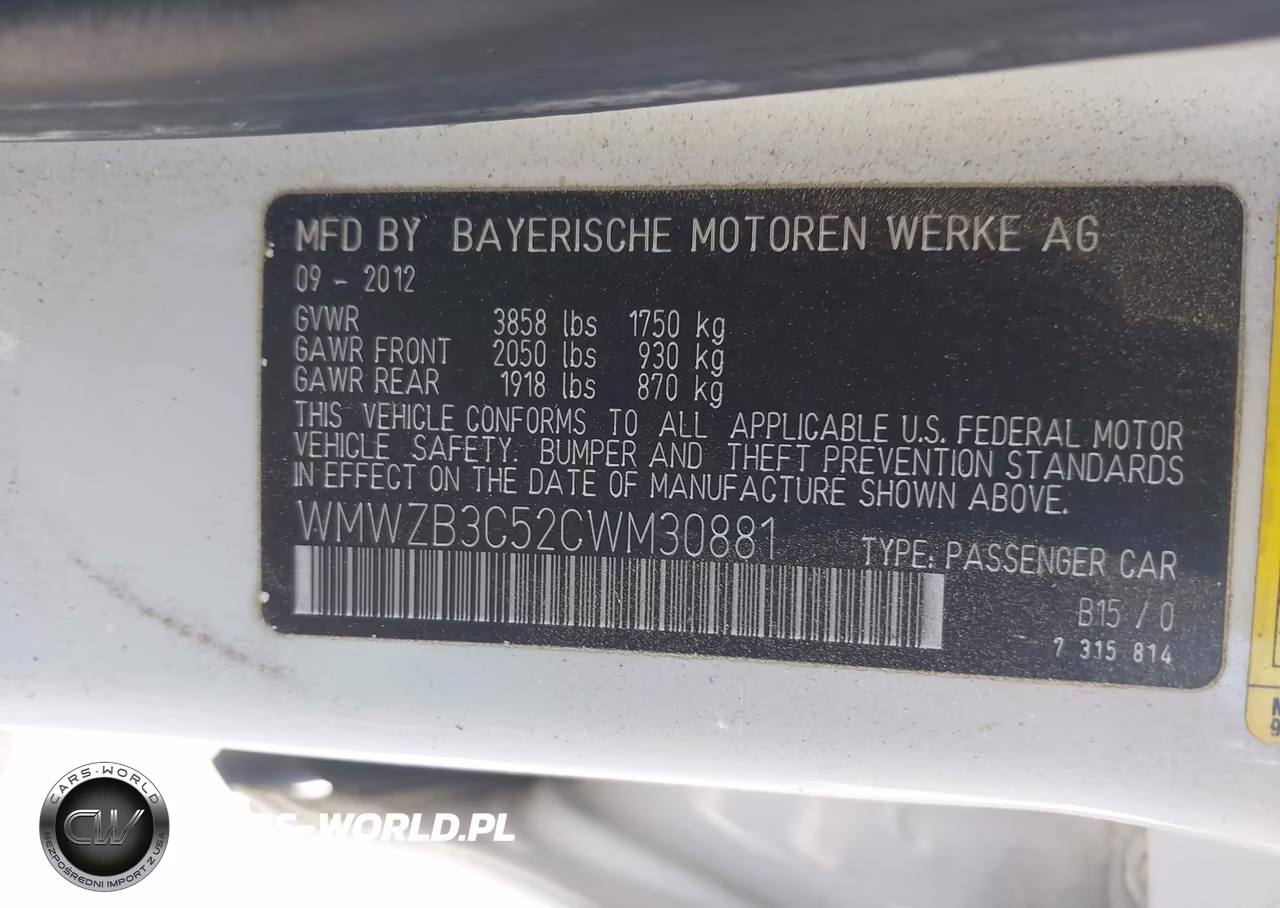 2012 Mini Cooper Countryman VIN:WMWZB3C52CWM30881 - 9