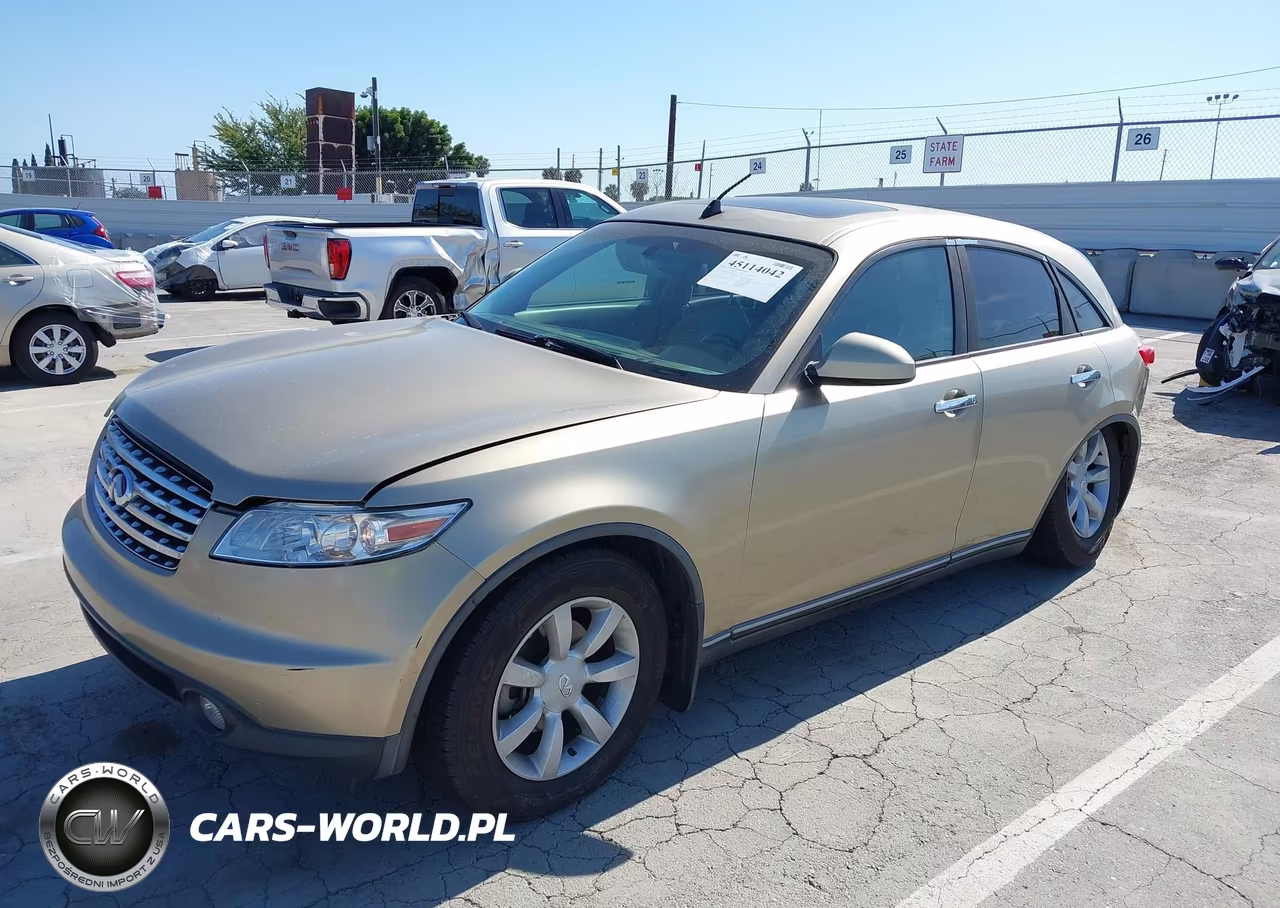 2003 Infiniti Fx35 VIN:JNRAS08U03X100262 - 2