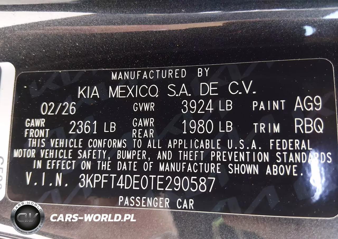 2026 Kia K4 Lxs VIN:3KPFT4DE0TE290587 - 9