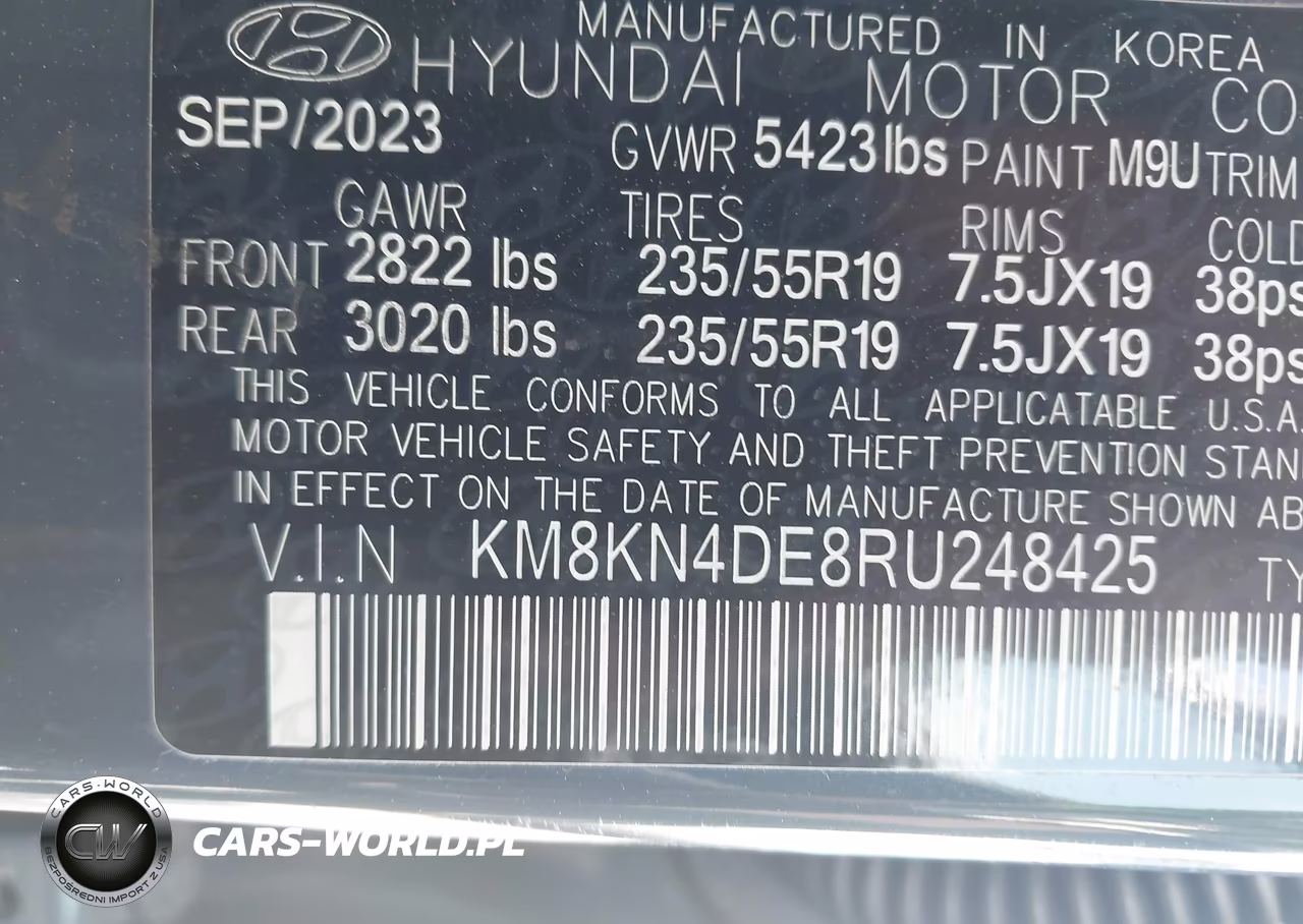 2024 Hyundai Ioniq 5 Sel VIN:KM8KN4DE8RU248425 - 9