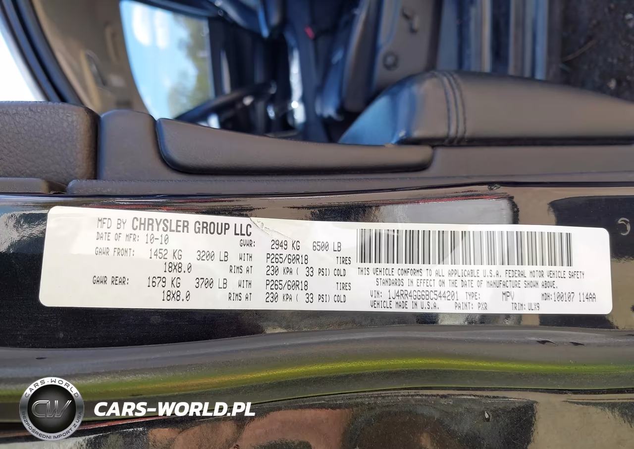 2011 Jeep Grand Cherokee Laredo VIN:1J4RR4GG6BC544201 - 9