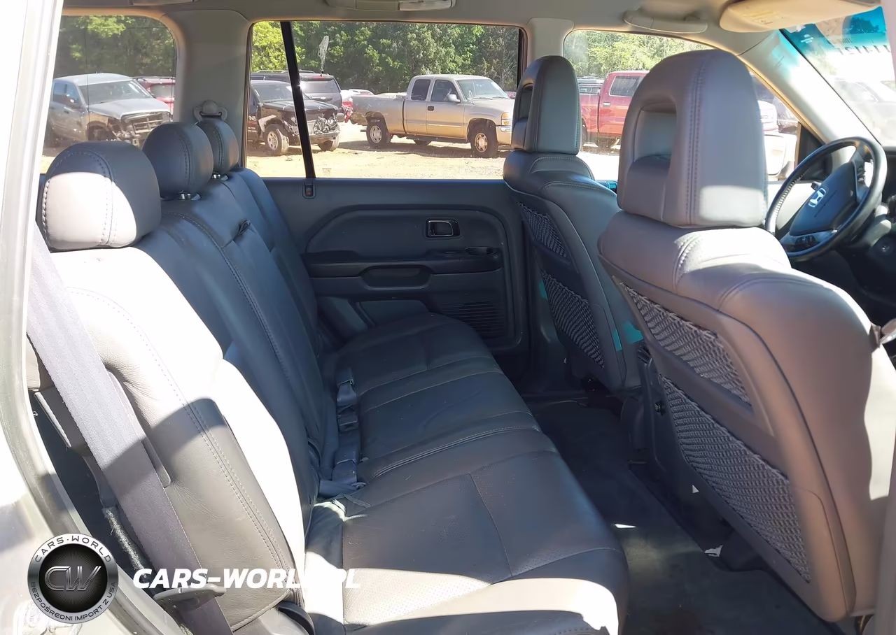 2004 Honda Pilot Ex-L VIN:2HKYF185X4H532517 - 8