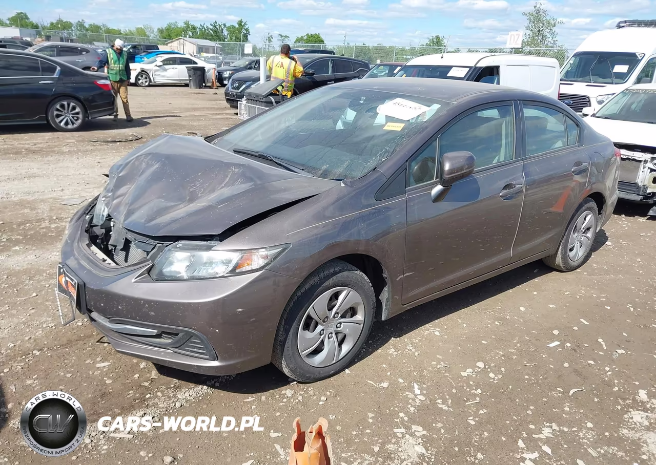 2015 Honda Civic Lx VIN:19XFB2F58FE205827 - 2
