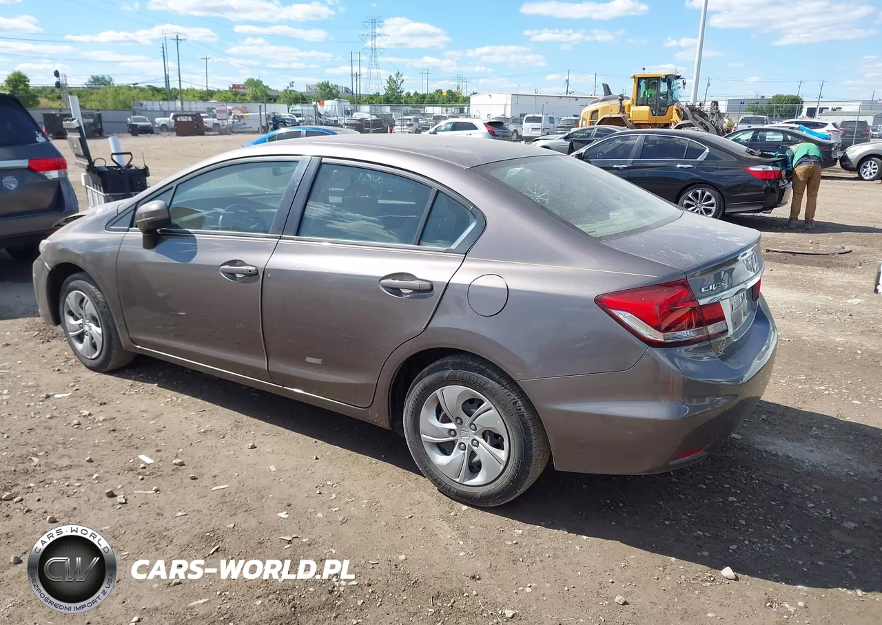 2015 Honda Civic Lx VIN:19XFB2F58FE205827 - 3