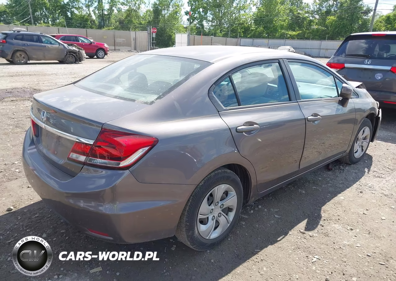 2015 Honda Civic Lx VIN:19XFB2F58FE205827 - 4