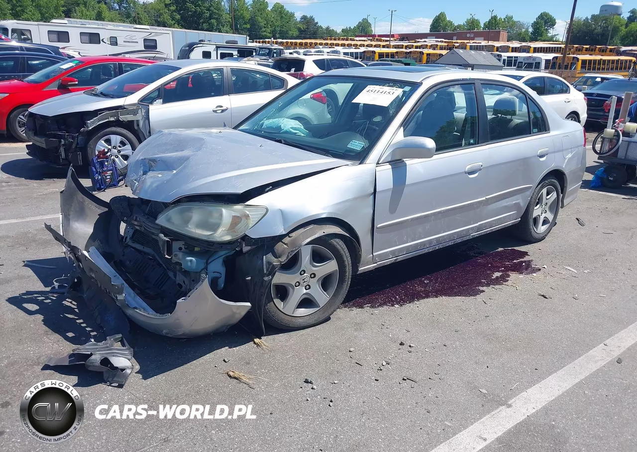 2005 Honda Civic Ex VIN:1HGES26765L016582 - 2