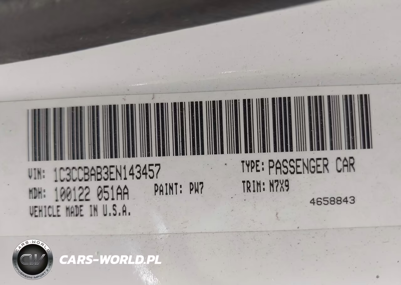 2014 Chrysler 200 Lx VIN:1C3CCBAB3EN143457 - 9