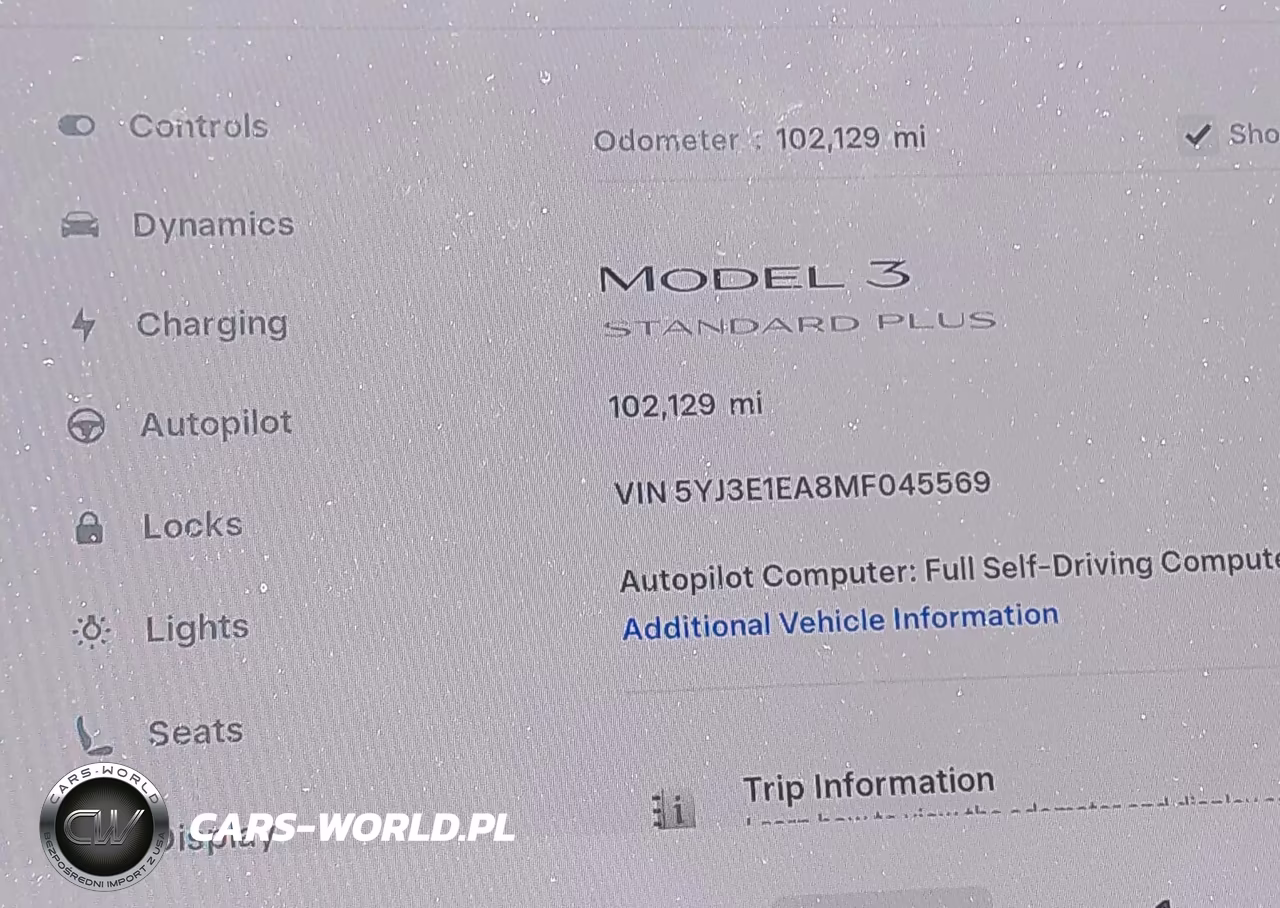 2021 Tesla Model 3 Standard Range Plus Rear-Wheel Drive VIN:5YJ3E1EA8MF045569 - 14
