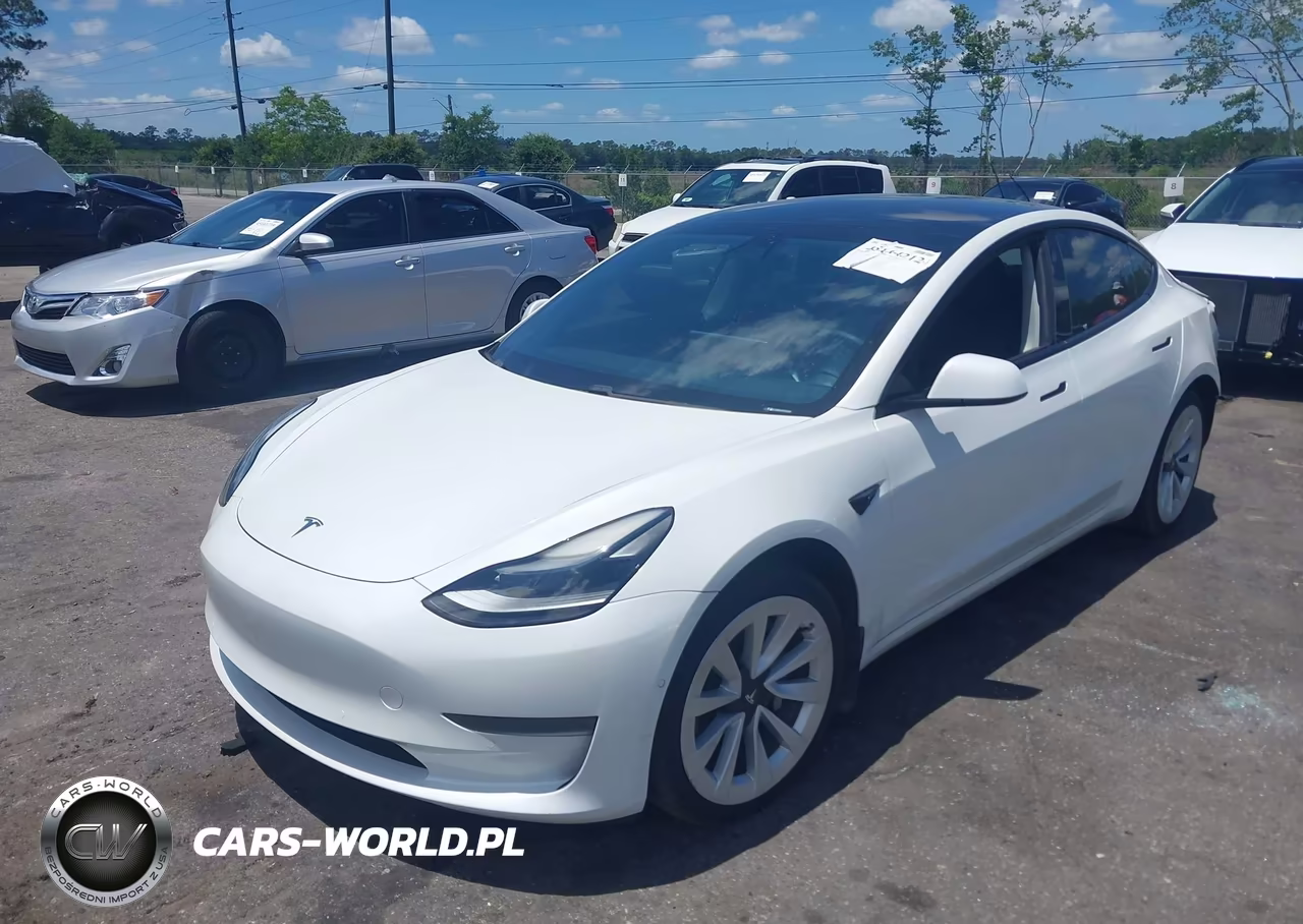 2021 Tesla Model 3 Standard Range Plus Rear-Wheel Drive VIN:5YJ3E1EA8MF045569 - 2