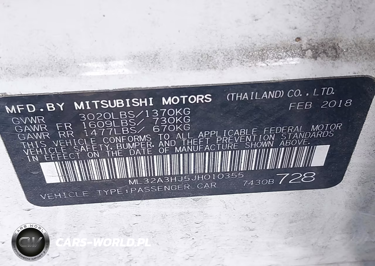 2018 Mitsubishi Mirage Es VIN:ML32A3HJ5JH010355 - 9