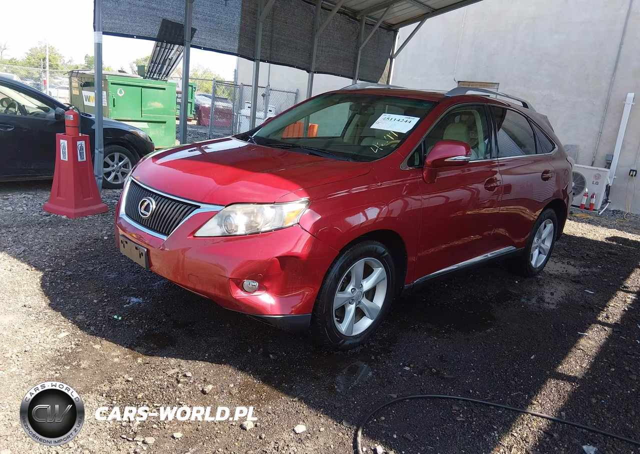 2010 Lexus Rx 350 VIN:2T2BK1BAXAC046551 - 2