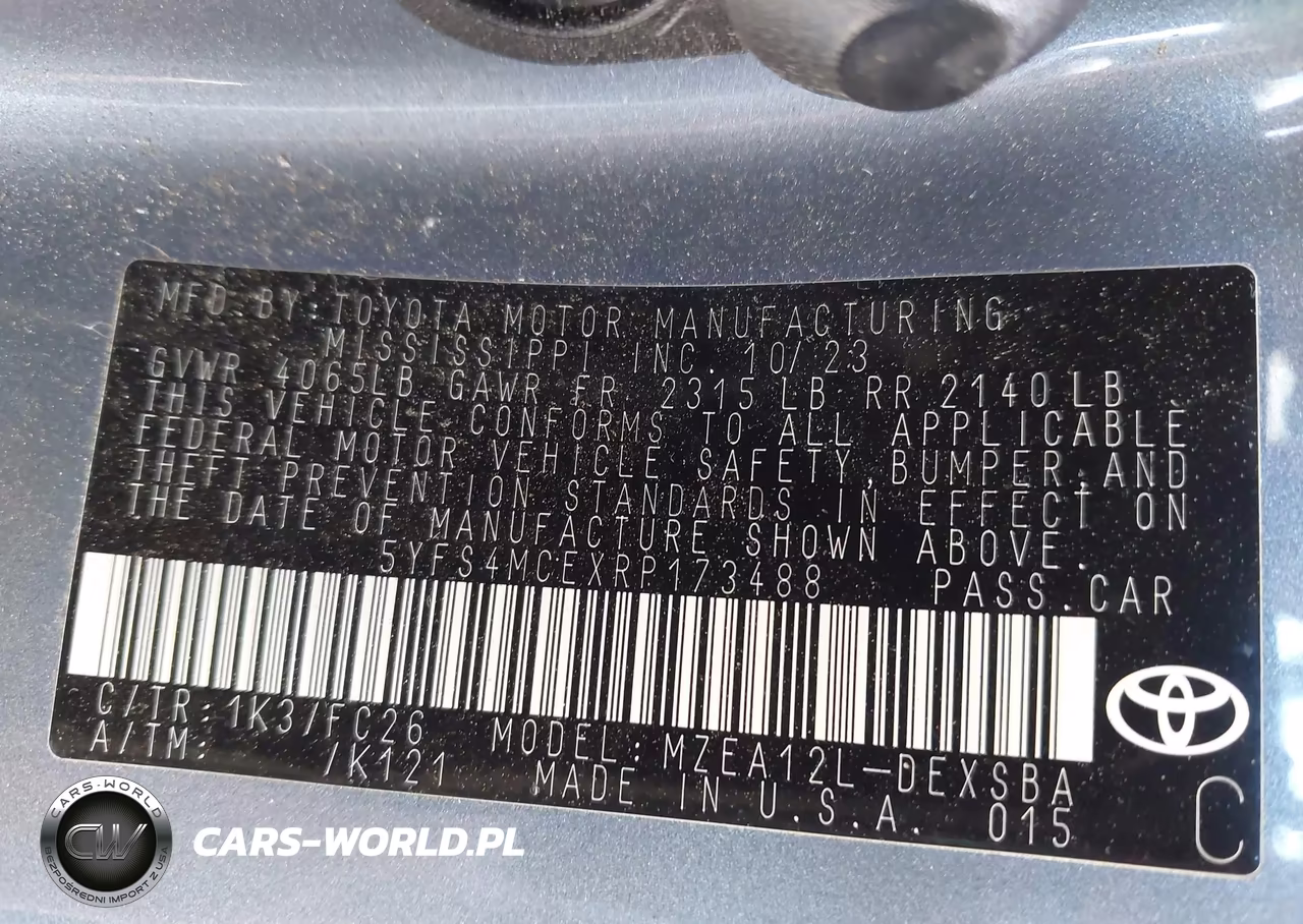2024 Toyota Corolla Se VIN:5YFS4MCEXRP173488 - 9