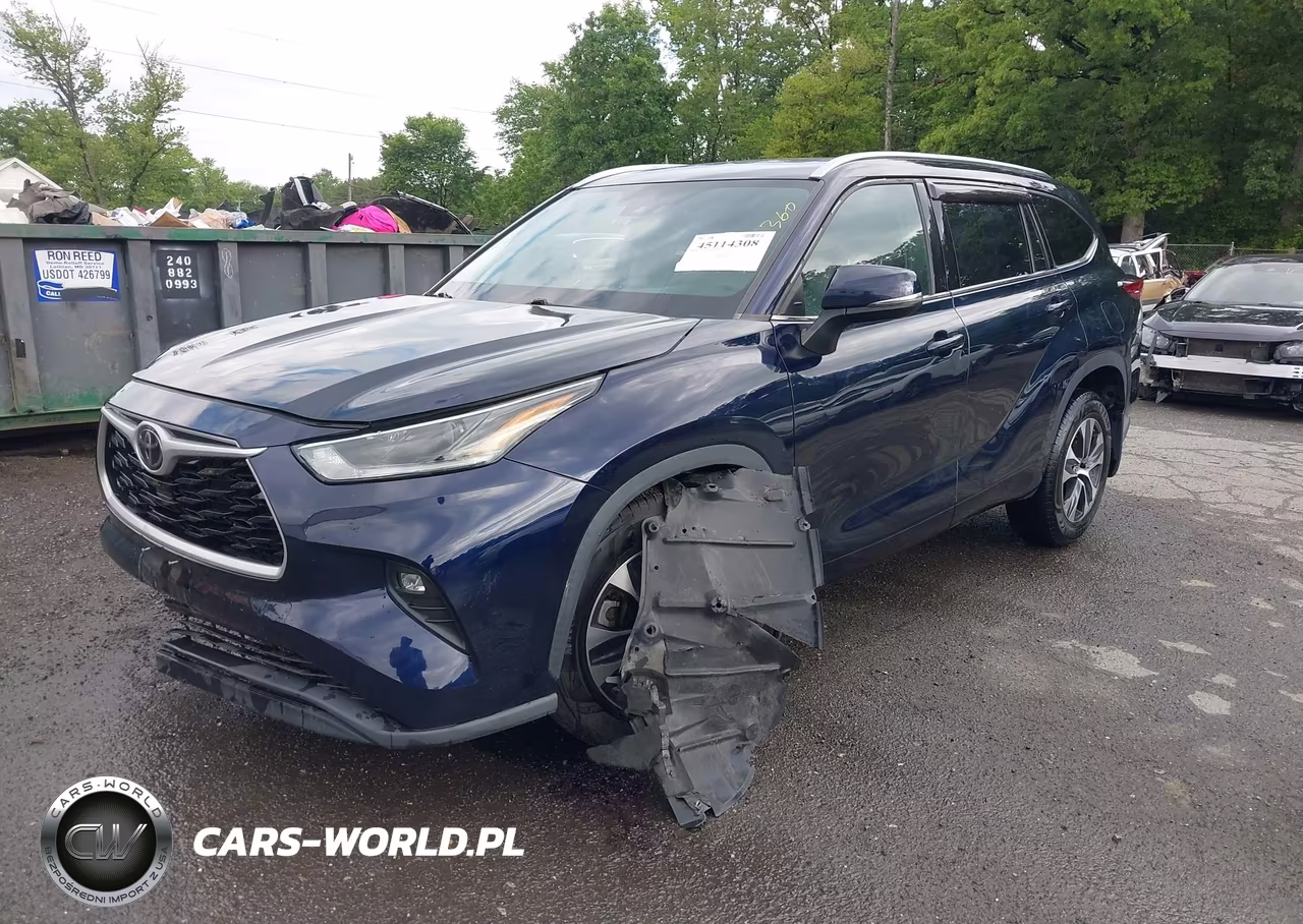 2021 Toyota Highlander Xle VIN:5TDGZRBH0MS554685 - 2