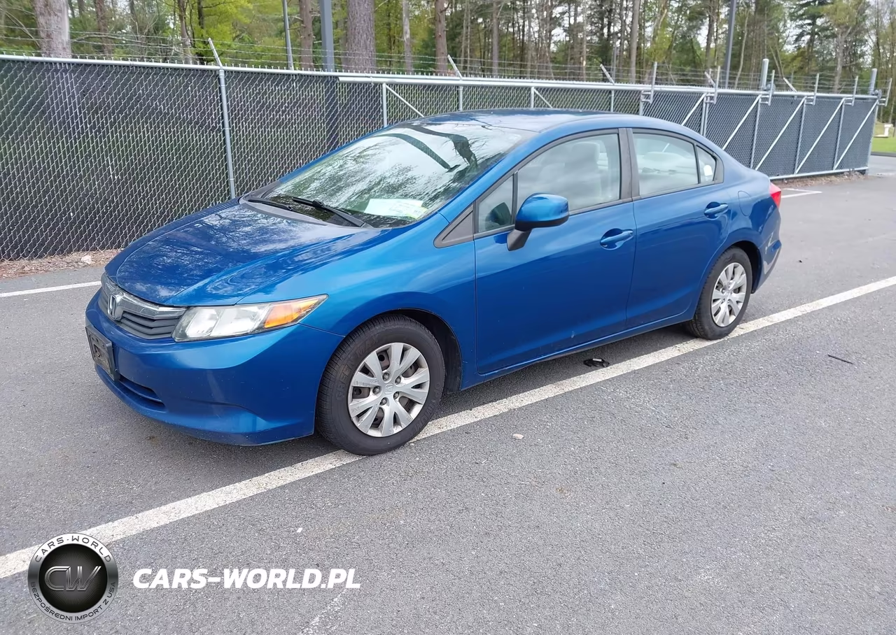 2012 Honda Civic Lx VIN:2HGFB2F59CH579705 - 2