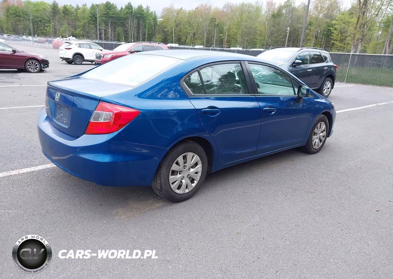 2012 Honda Civic Lx VIN:2HGFB2F59CH579705 - 4