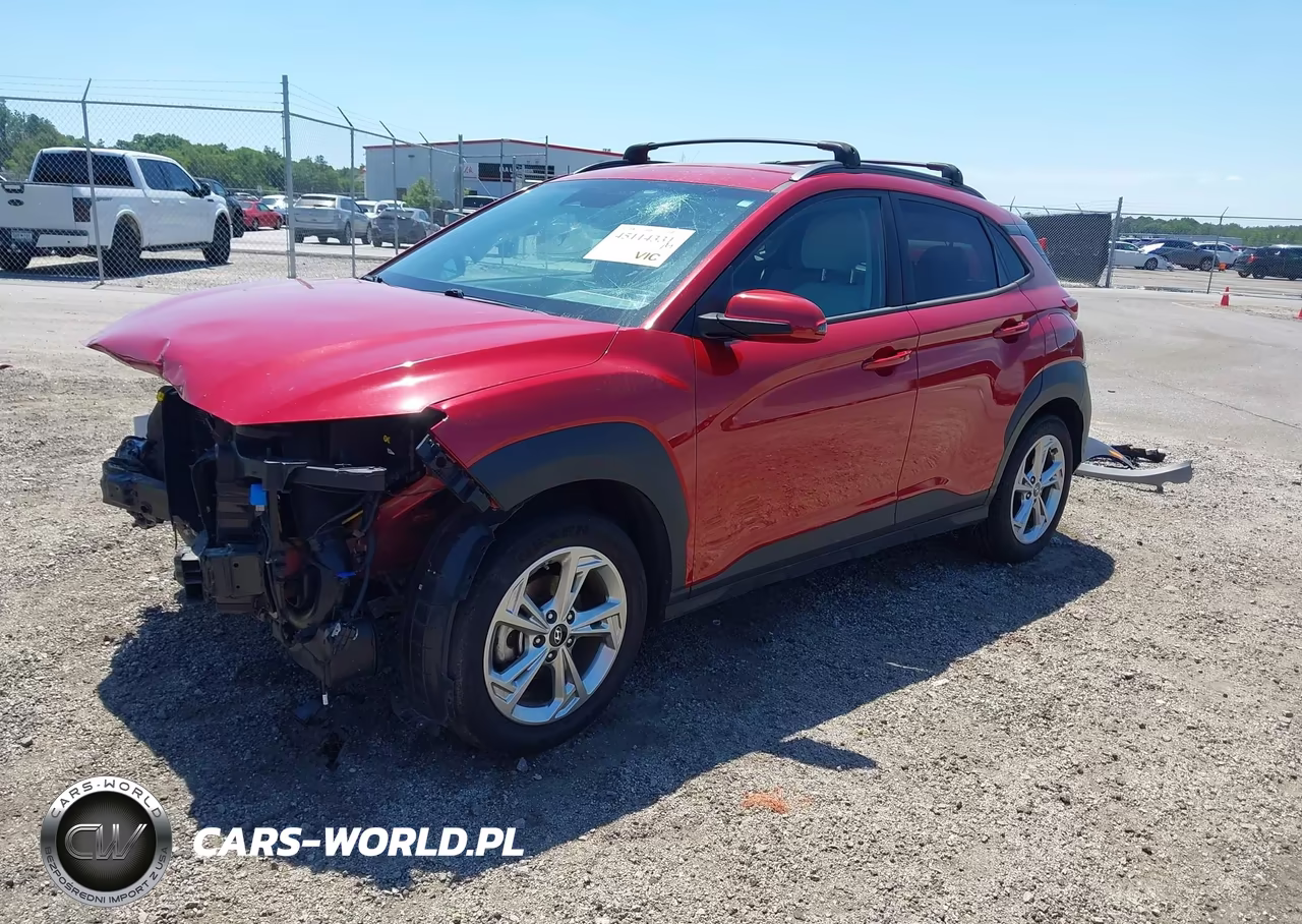 2022 Hyundai Kona Sel VIN:KM8K62AB6NU850892 - 2