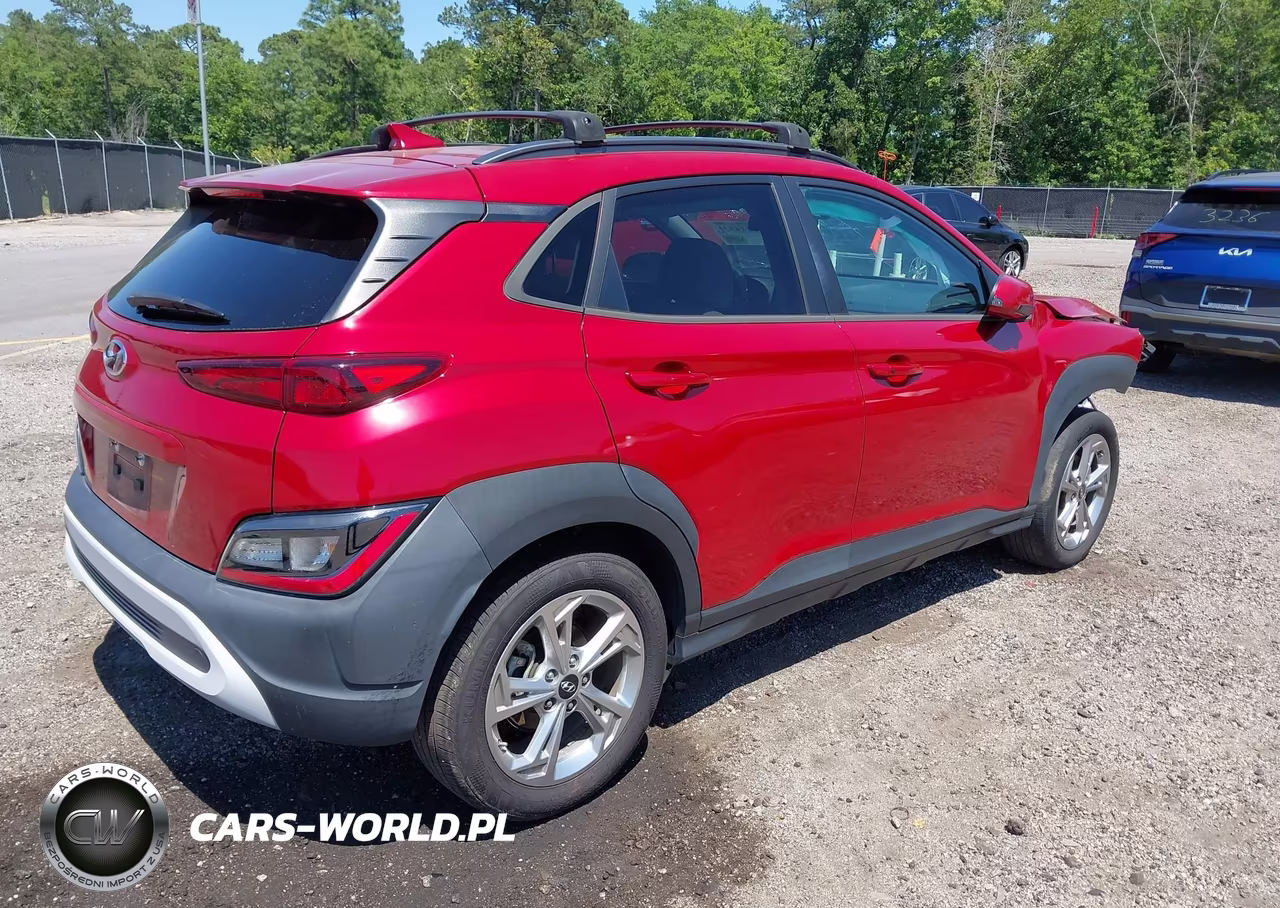 2022 Hyundai Kona Sel VIN:KM8K62AB6NU850892 - 4