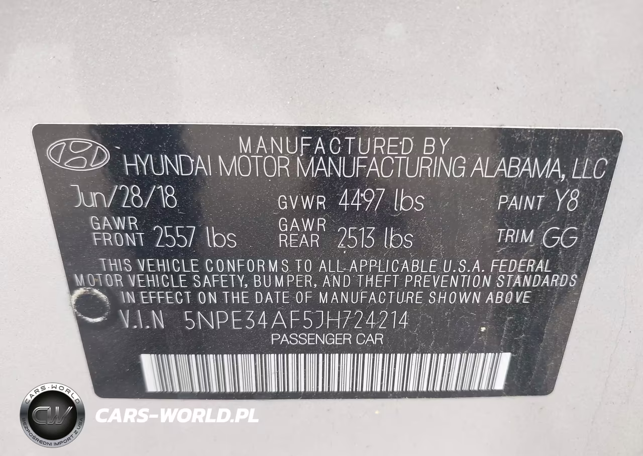2018 Hyundai Sonata Limited VIN:5NPE34AF5JH724214 - 9