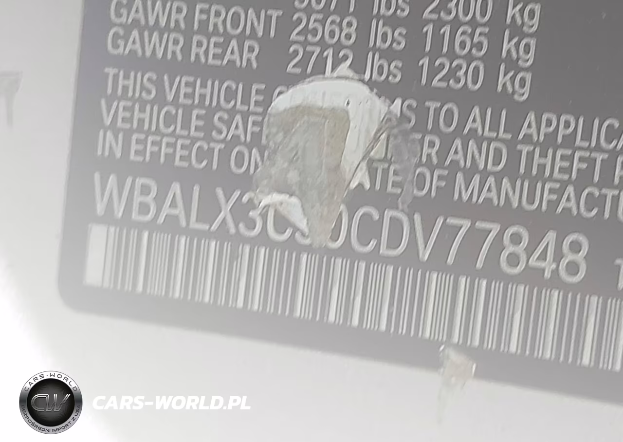 2012 BMW 650I VIN:WBALX3C50CDV77848 - 9