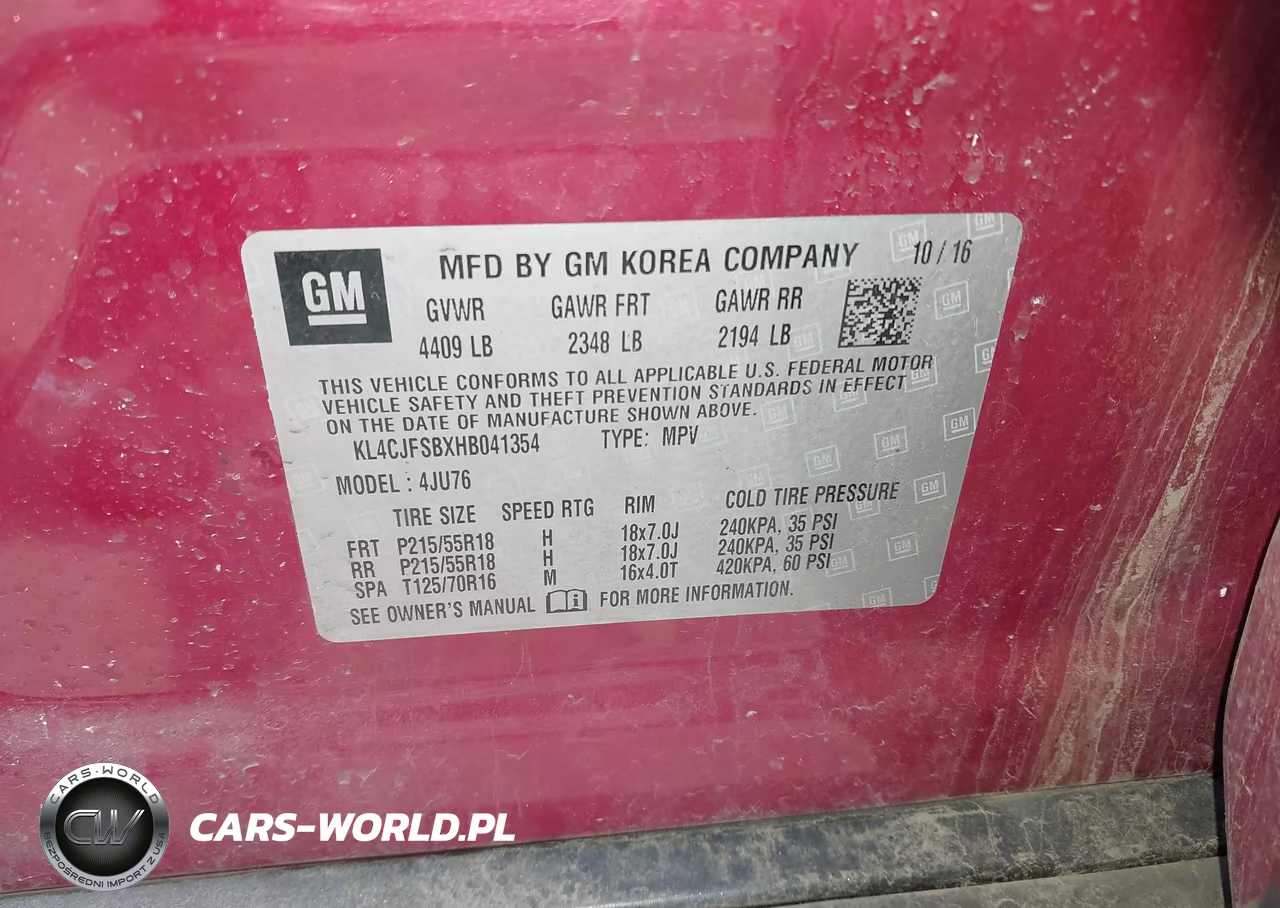 2017 Buick Encore Preferred Ii VIN:KL4CJFSBXHB041354 - 9