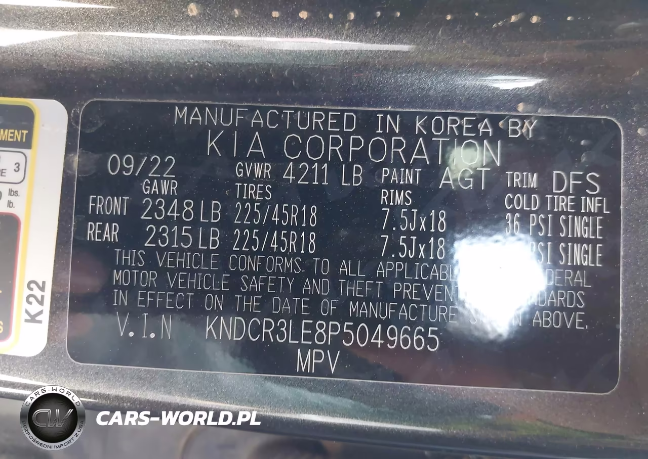 2023 Kia Niro Ex Touring VIN:KNDCR3LE8P5049665 - 9