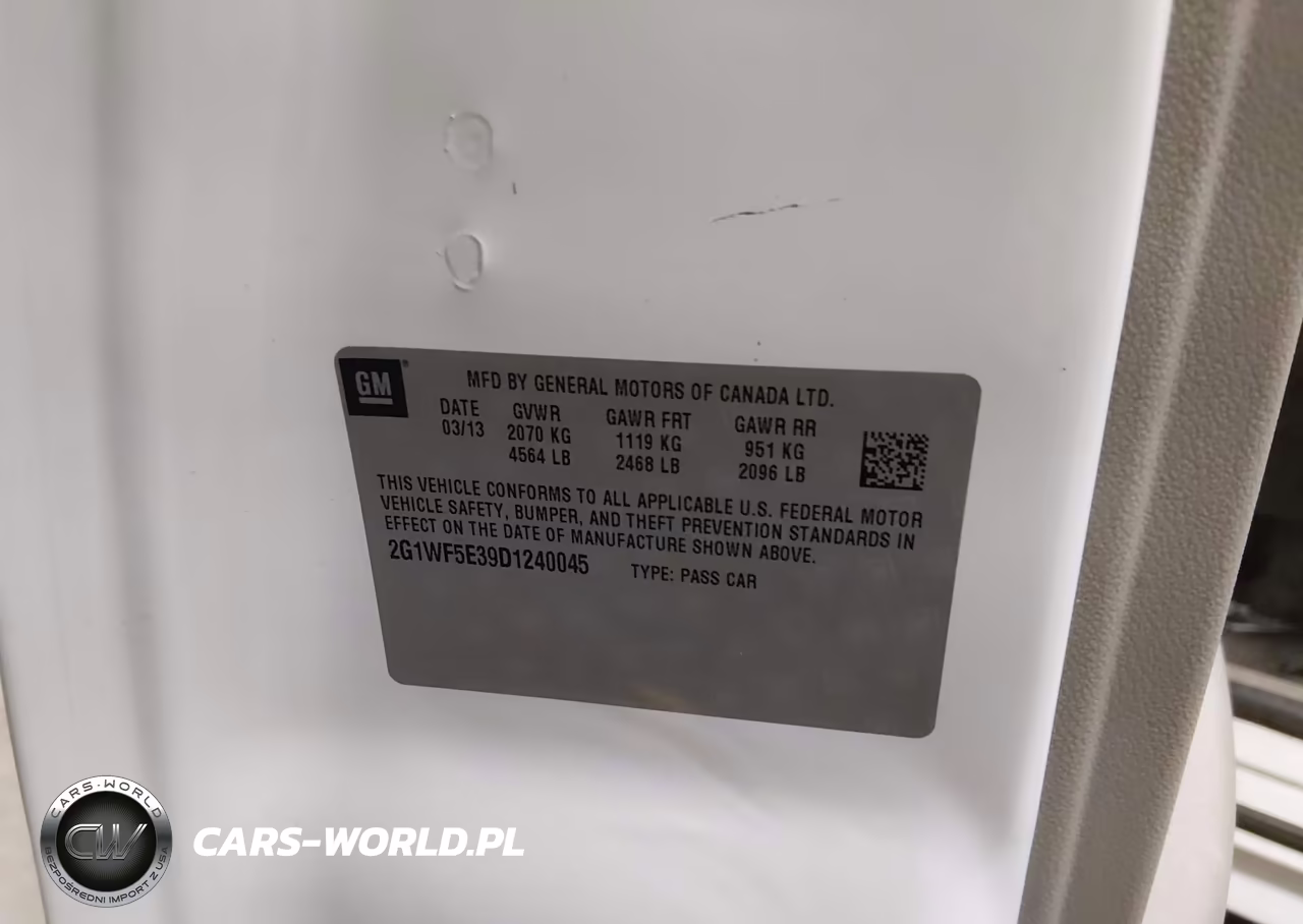 2013 Chevrolet Impala Ls VIN:2G1WF5E39D1240045 - 9